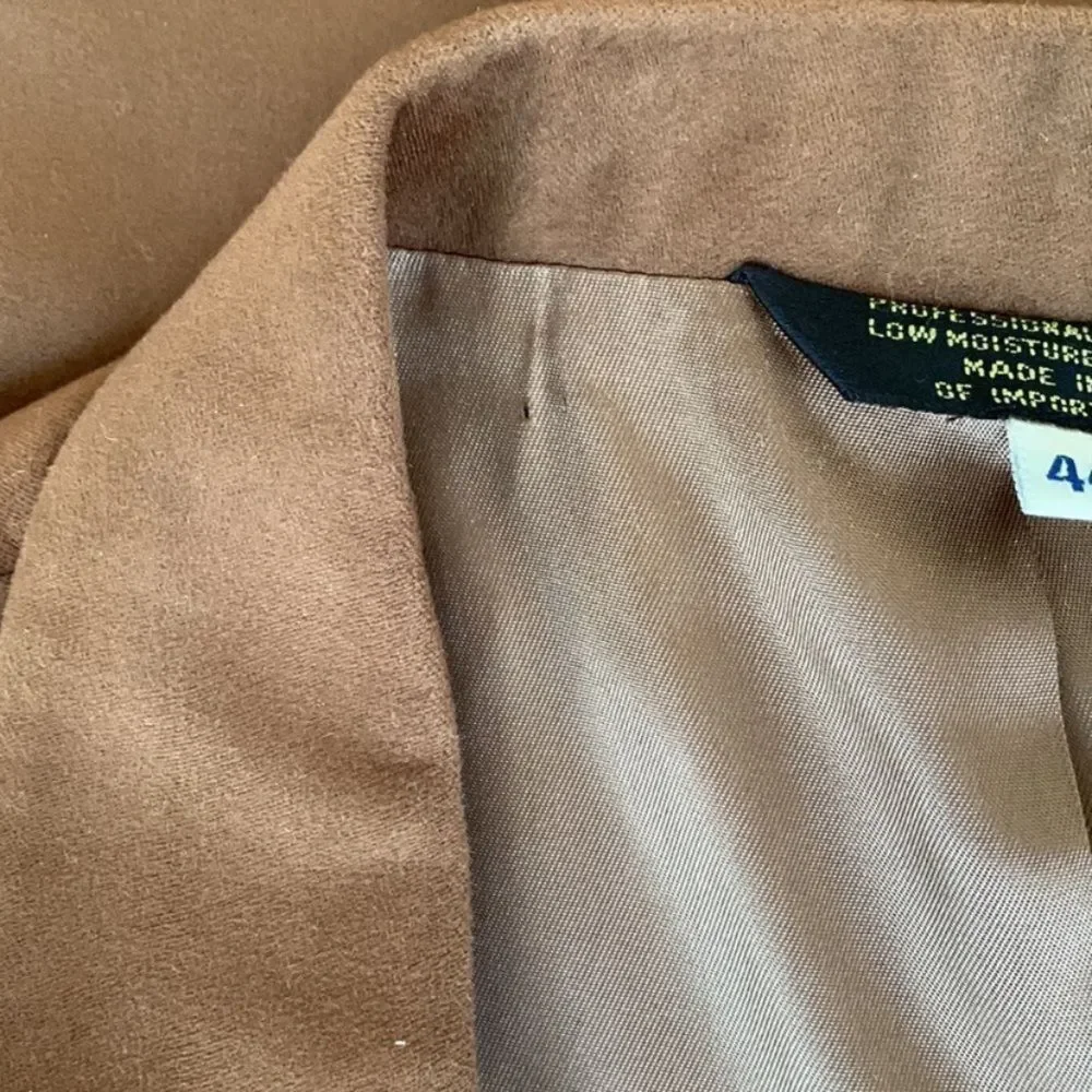 NOT FOR SALE—————-CHAMISTE Tan Sport Coat Blazer Classic Design Fully Lined